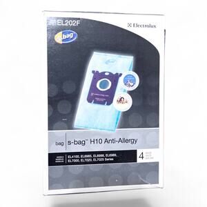 Electrolux Anti-Allergy s-bag Vacuum Bags EL202F - Genuine OEM - New 4-Pack